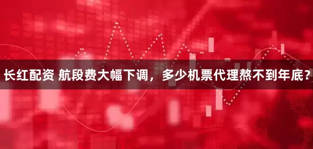 长红配资 航段费大幅下调，多少机票代理熬不到年底？